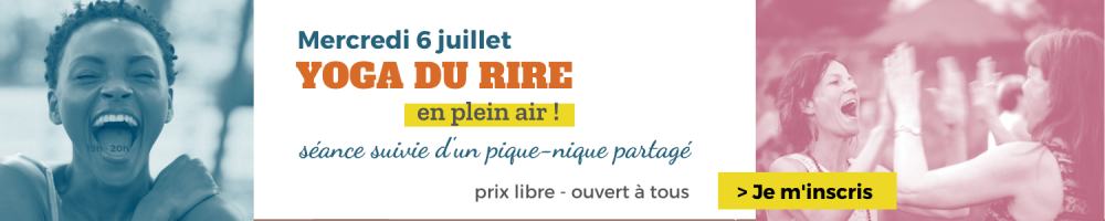 Yoga du rire en plein air